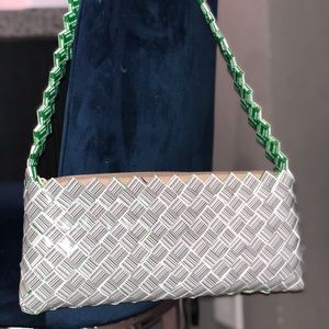 Retro barcode wrapper purse